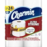 Charmin Ultra Strong Toilet Paper 6 Mega Rolls = 24 Regular Rolls