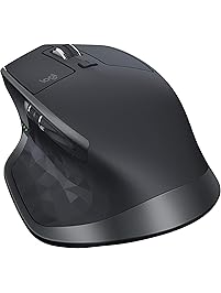 Logitech MX Master 2S Wireless Mouse with Flow Cross-Computer Control and File Sharing for PC and Mac, Graphite