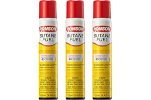 Ronson Lighter Butane Refill 135ML (Pack of 3)