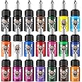 Hawink Tattoo Ink Color Set 1/2 oz (15ml) Tattoo Supply 21 Colors Pigment Kit TI203-15-21