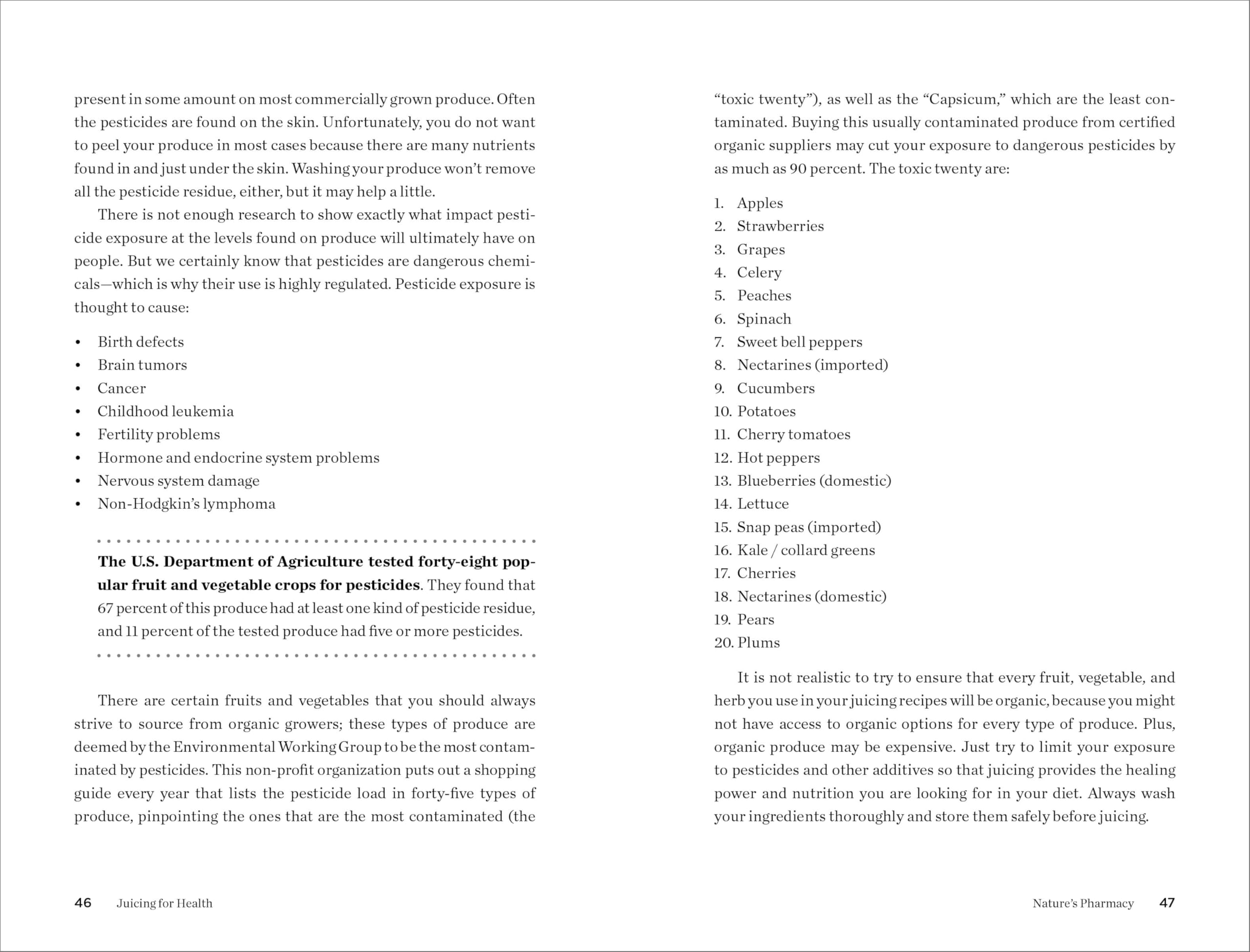 Juicing for Health : 81 Juicing Recipes and 76 Ingredients Proven to Improve Health and Vitality