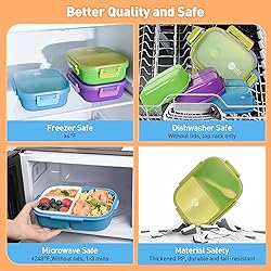 AGREON Bento Box with Removable Compartments for