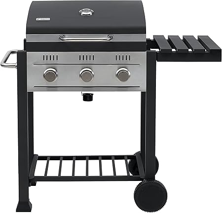 Tepro Gasgrill Toronto 3 Edelstahl Brenner Je Ca 3 0 Kw Gesamtleistung Max 9 Kw Grillflache Ca 56 X 41 5 Cm Warmhalteflache Ca 54 X 24 5 Cm 58 X 114 X 108 5 Cm 3167 Amazon De Garten