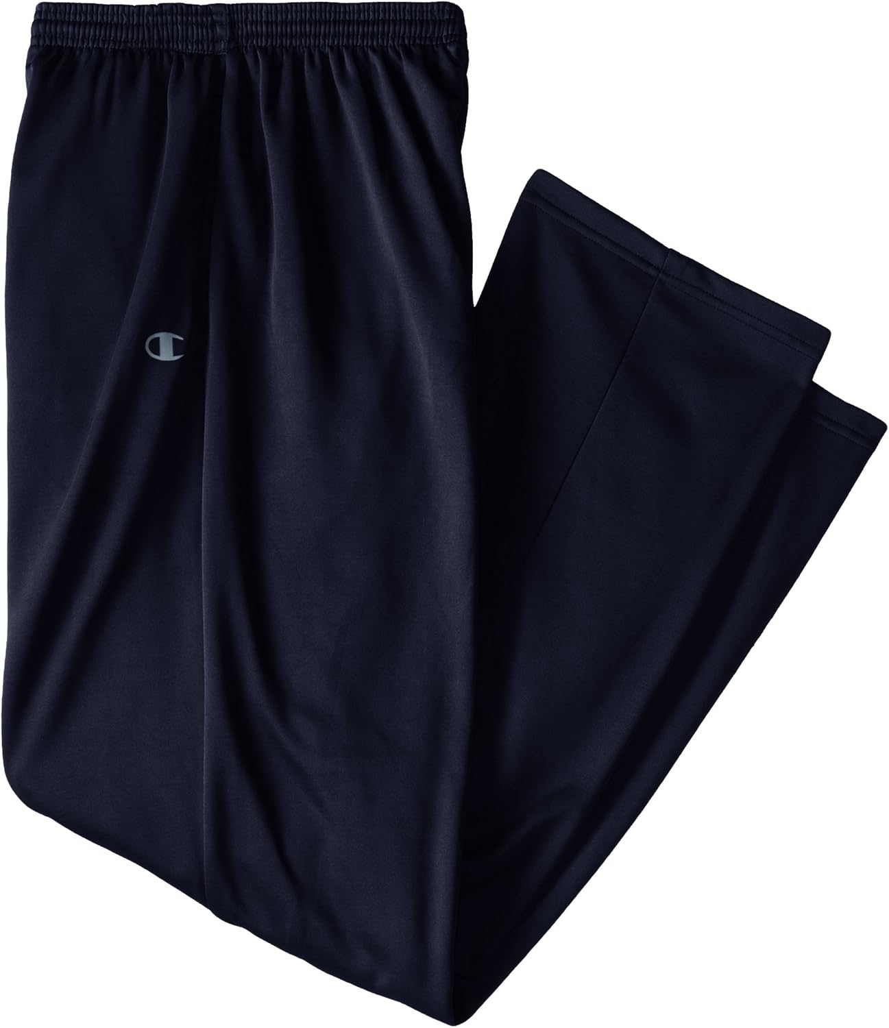 Champion Men's BigTall Open Bottom Polyester Fleece Pant, Navy, 4X