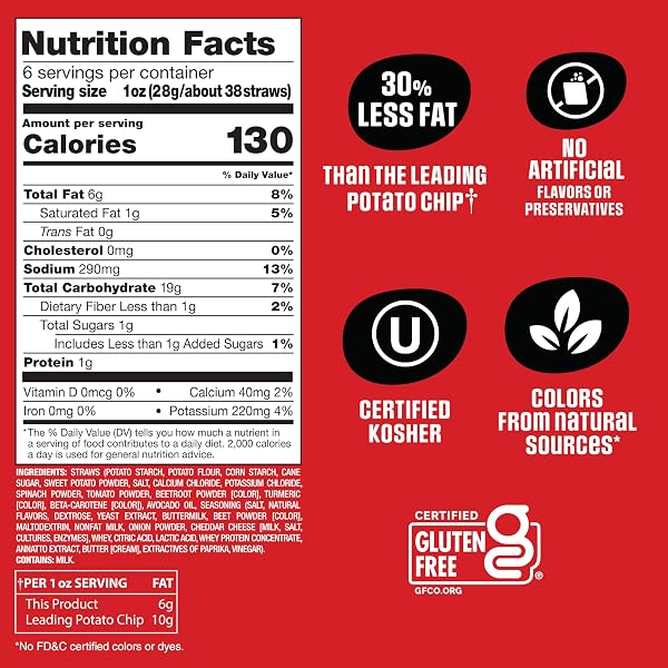 SENSIBLE PORTIONS GARDEN VEGGIE STRAWS, SCREAMIN’ HOT, 6 OZ