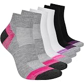 Skechers Women's Performance Quarter Crew Socks (6-Pack)
