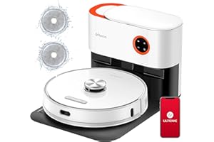 Ultenic T10 Pro Robot Vacuum and Mop Combo, Robotic Vacuums Self Emptying with 3000Pa, Rotating Mop Cleaning, LiDAR Navigation, 200Min Runtime, App and Alexa Connected, Carpet Detection