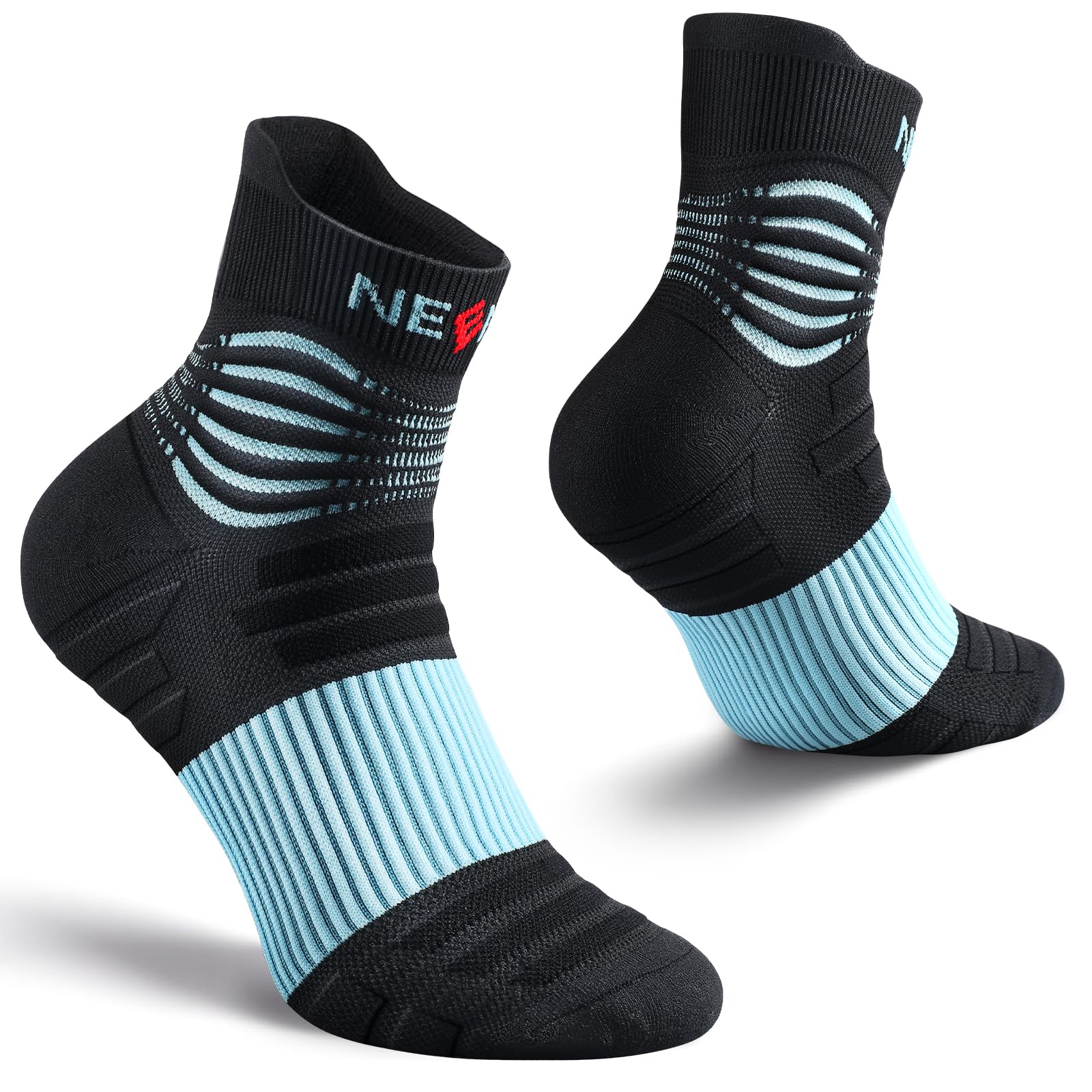 Photo 1 of NEENCA Medical Compression Socks for Women & Men Circulation, Ankle Compression Stockings for Pain Relief, Plantar Fasciitis, Swelling, Neuropathy, Runner, Nurses, Travel, Pregnancy, Flying,20-30 mmHg
