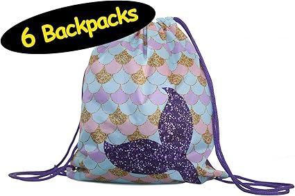 party favor drawstring backpacks