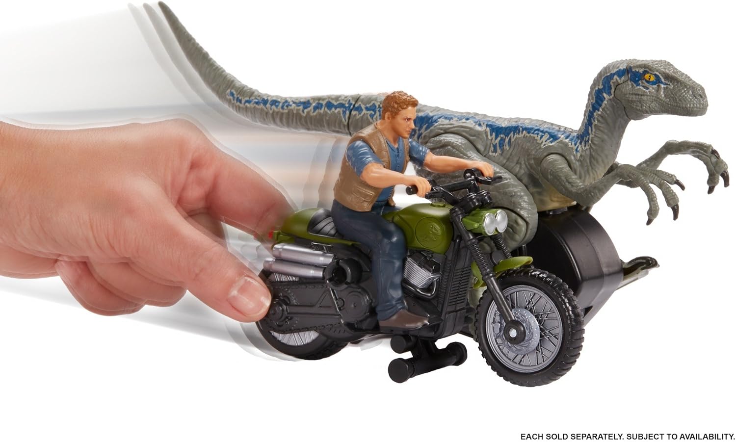 jurassic world owen motorcycle toy