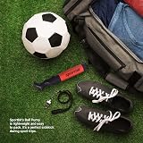 SPORTBIT Ball Pump Duopack Red & Blue Push Pull Inflating System 5 Needles view 6