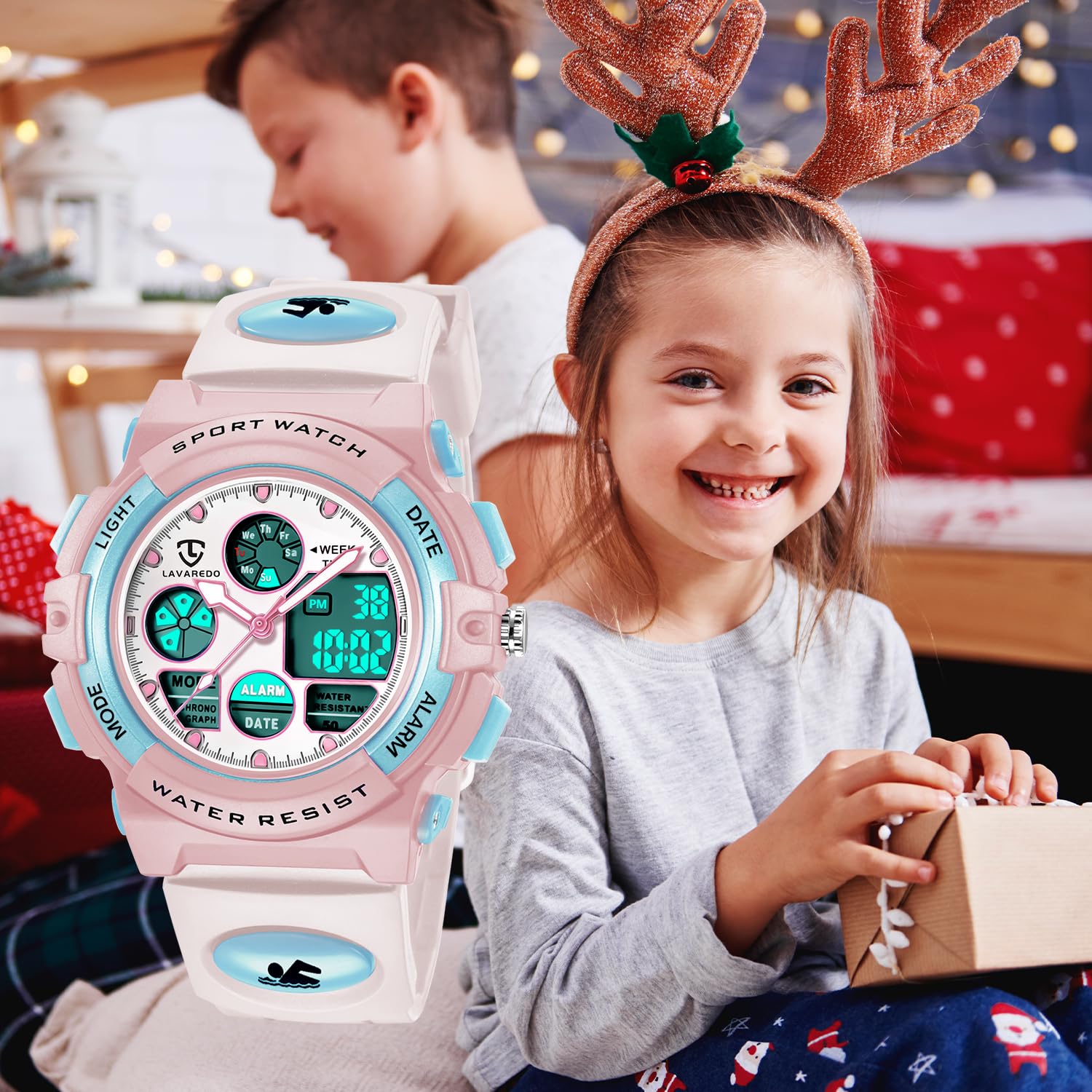 Bomieux Kids Watch for Boys and Girls Ages 5-15, Analog Digital Waterproof with Alarm Clock Stopwatch, Birthday and Christmas Gifts