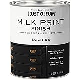 Rust-Oleum 331052 Milk Paint Finish, Quart, Eclipse