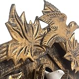 WALPLUS Brown Vintage Cuckoo Wall Clock Flapping Bird Volume Control Battery view 5