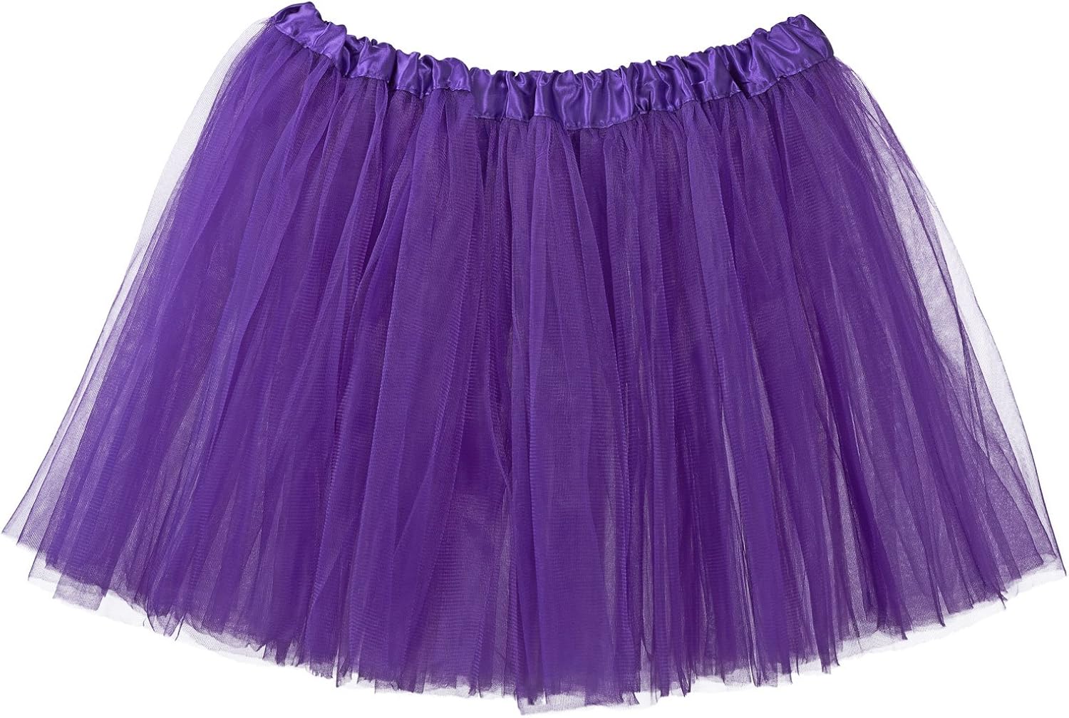 My Lello Adult Tutu Skirt, Classic Elastic 3 Layer Tulle Tutu for Women and Teens