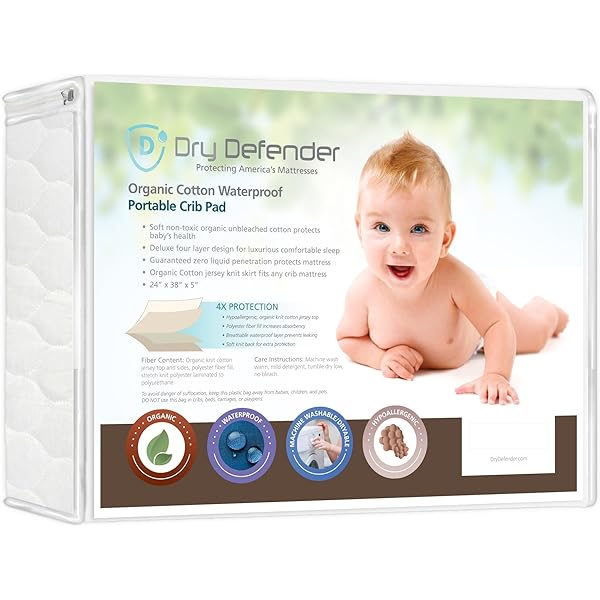 Amazon.com : Harlow's Earth Protective Crib Mattress Cover