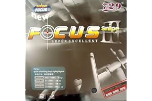 729 Sports Focus III Snipe Table Tennis Rubber (Black, 2.1mm)