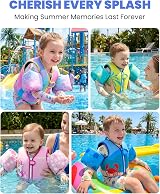 Gogokids Kids Swim Vest Float Armbands Adjustable Buoyancy 3-6 Years view 5