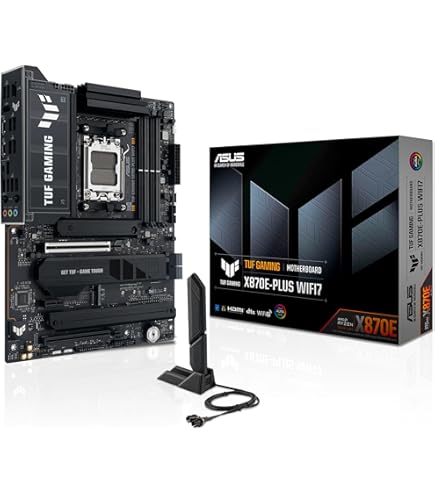 Amazon.com: ASUS TUF Gaming X870-PLUS WiFi AMD AM5 X870 ATX