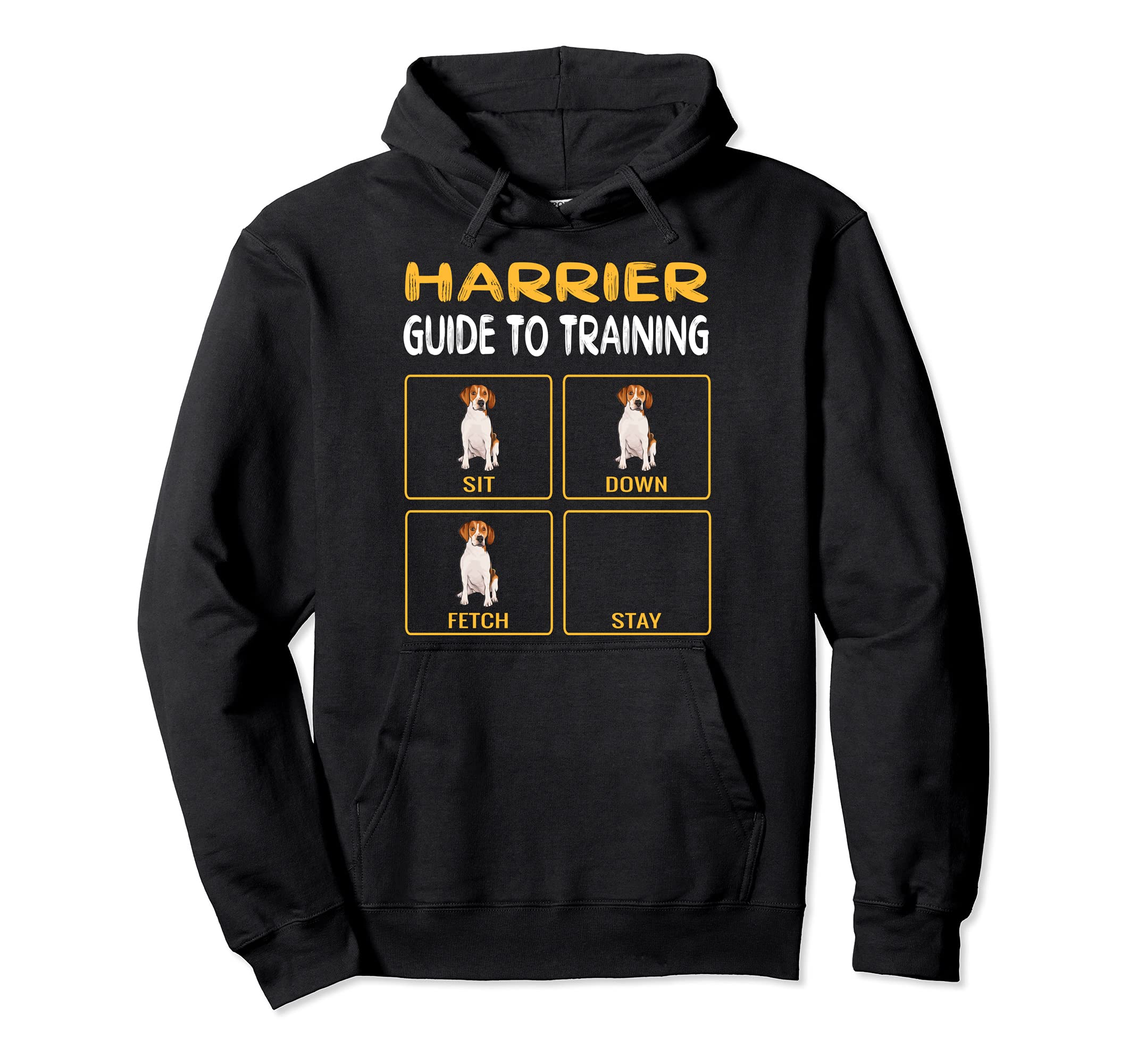 Funny Harrier Guide To Training Dog Obedience Pullover Hoodie