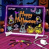Led Dry Erase Board with Stand for Kids, Led Note