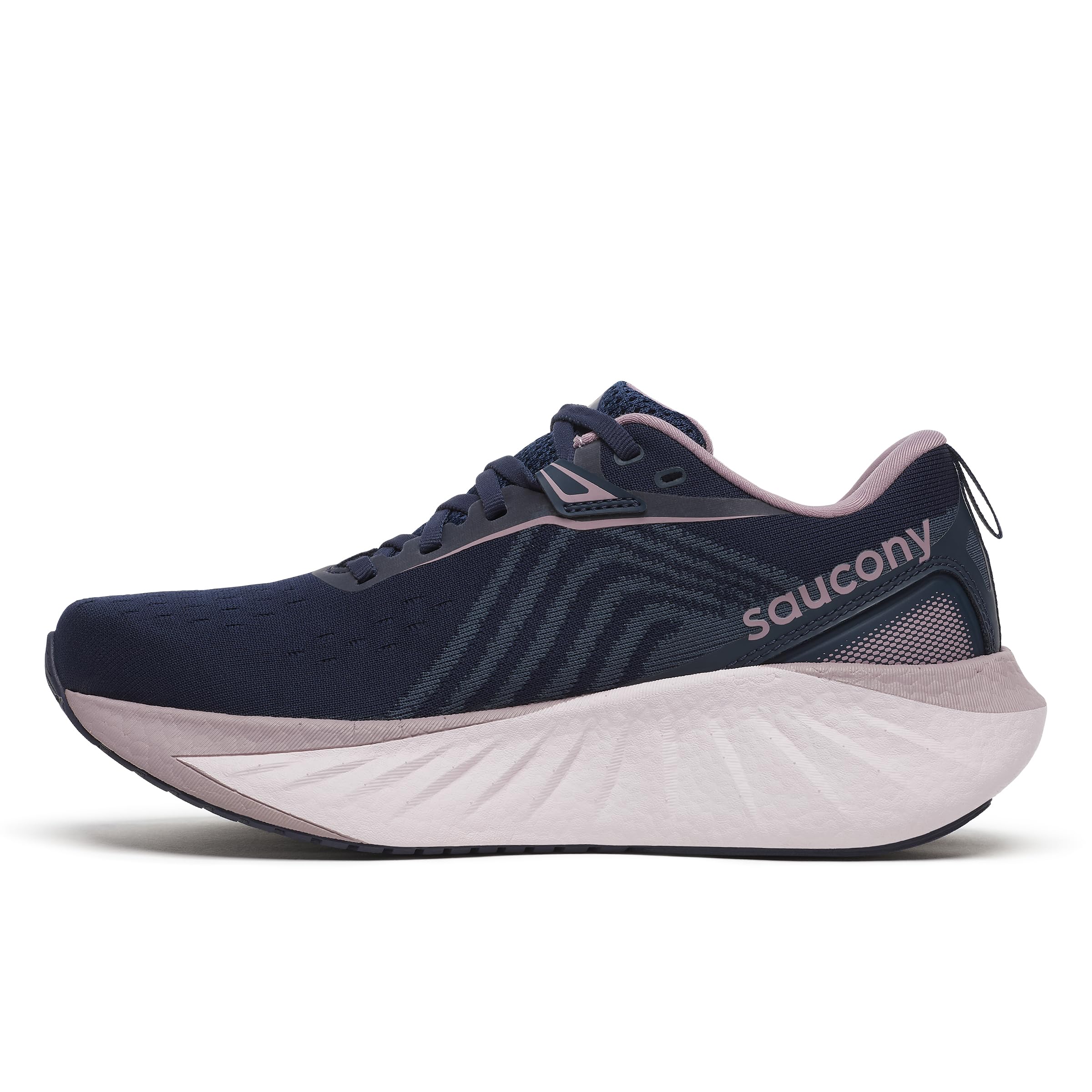 Saucony Women's Triumph 22 Sneaker, Navy/Dusk, 6 Image