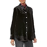 Vince Womens Shaped Collar Long Sleeve Blouse