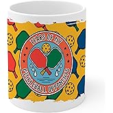 Tears of My Pickleball Opponents Ceramic Coffee Mug 11oz Funny Sports - Tea Coffee Mug with Comfortable Grip - Unique Fun Gift White Cup for Office or Home - Vibrant Long-Lasting Print ID44991