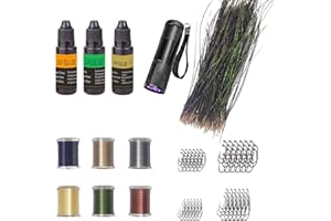 EUPHENG Fly Tying Material Kit for Beginners and Advanced Tiers – Complete System for Building Durable, Realistic Flies (Prim