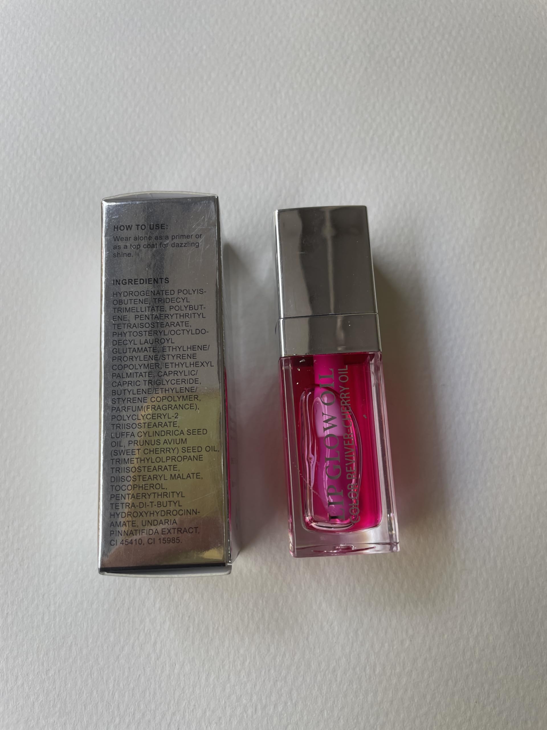 Yasovigi Hydrating Lip Oil Plumping Lip Tint Moisturizing Lip Gloss, Transparent Lip Balm Care Stick Nourishing Repairing Non-sticky, Moisture&Lighten Lip Lines (5 Colors Set)