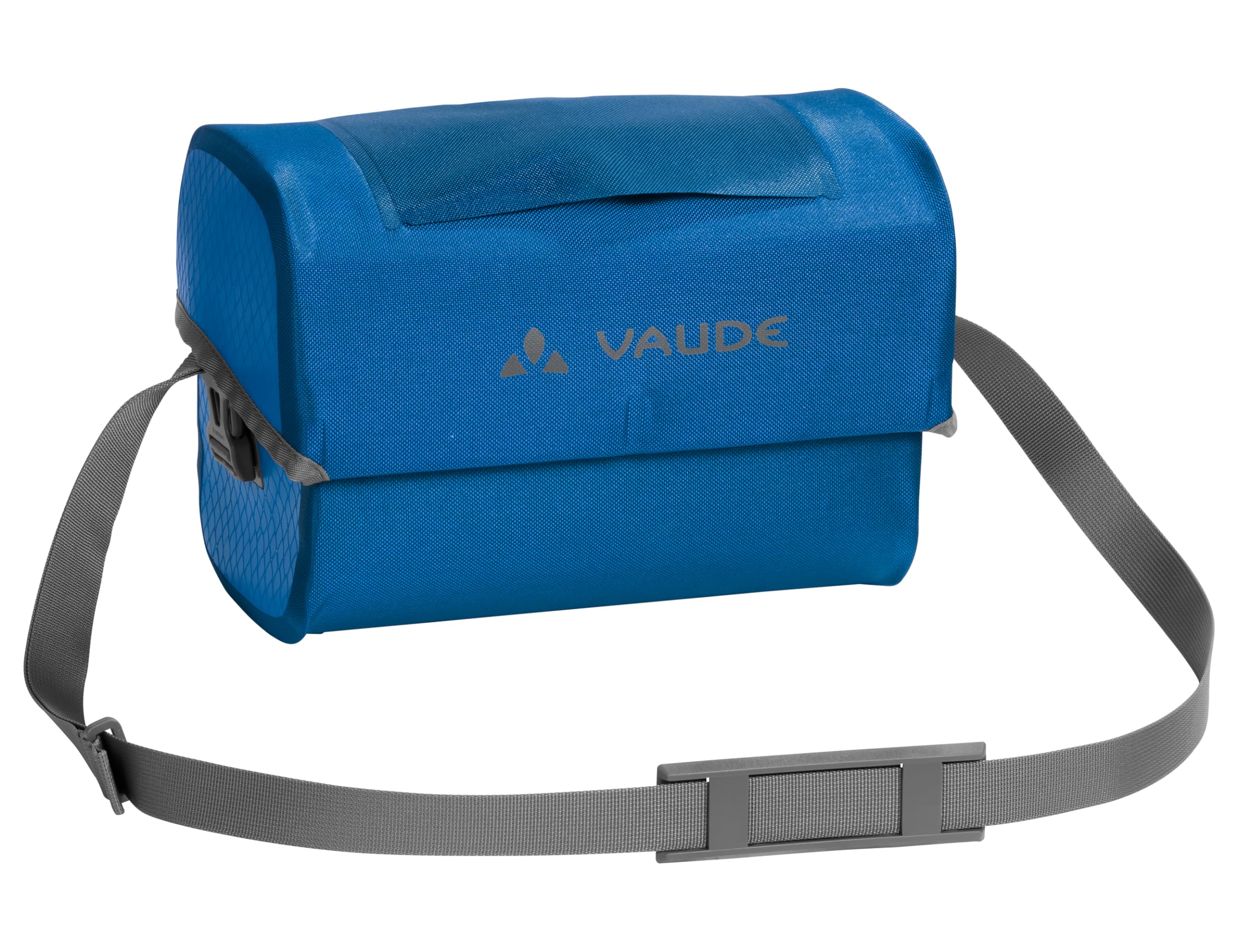 VAUDE Aqua Box Handlebar Bag - PVC-Free Tarpaulin Bike Bag with 6 Litre Storage Volume - Use as a Handlebar Bag or Travelbag with Removable Shoulder Strap One Size