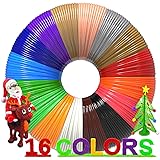 dikale 16-Color 320ft PLA 3D Pen Filament Refills