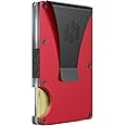 Hayvenhurst Wallet For Men - Reinvented Design Men's Wallet - Slim, Minimalistic & Seamless Card Case, Blocks RFID Scanners, Holds 12 Cards (Crimson)