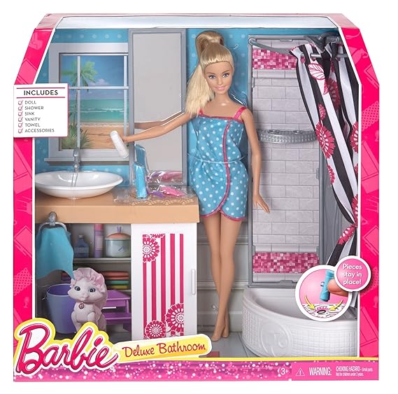 barbie bathroom set amazon
