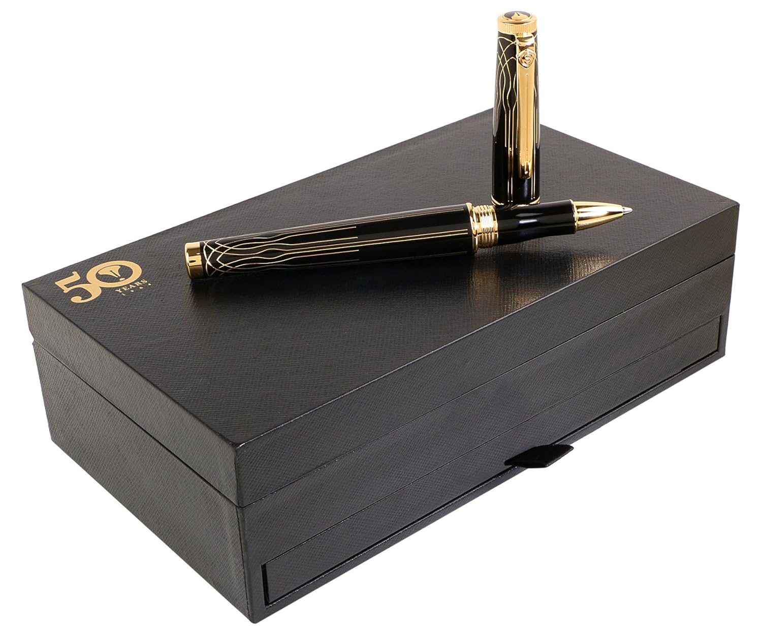 Scrikss Heritage Black Gold Roller Pen (Elegance collection) 80822