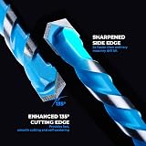 toolant 8mm Concrete Drill Bit Set 10pcs Masonry Carbide Tip Shockproof view 3