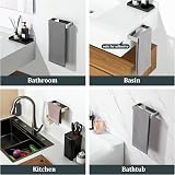 SAYAYO Towel Holder Wall Mounted Chrome 20 cm SUS304 Stainless Steel view 7