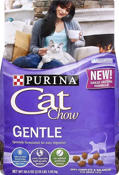 PURINA CAT CHOW DRY CAT FOOD, GENTLE, 3.15...