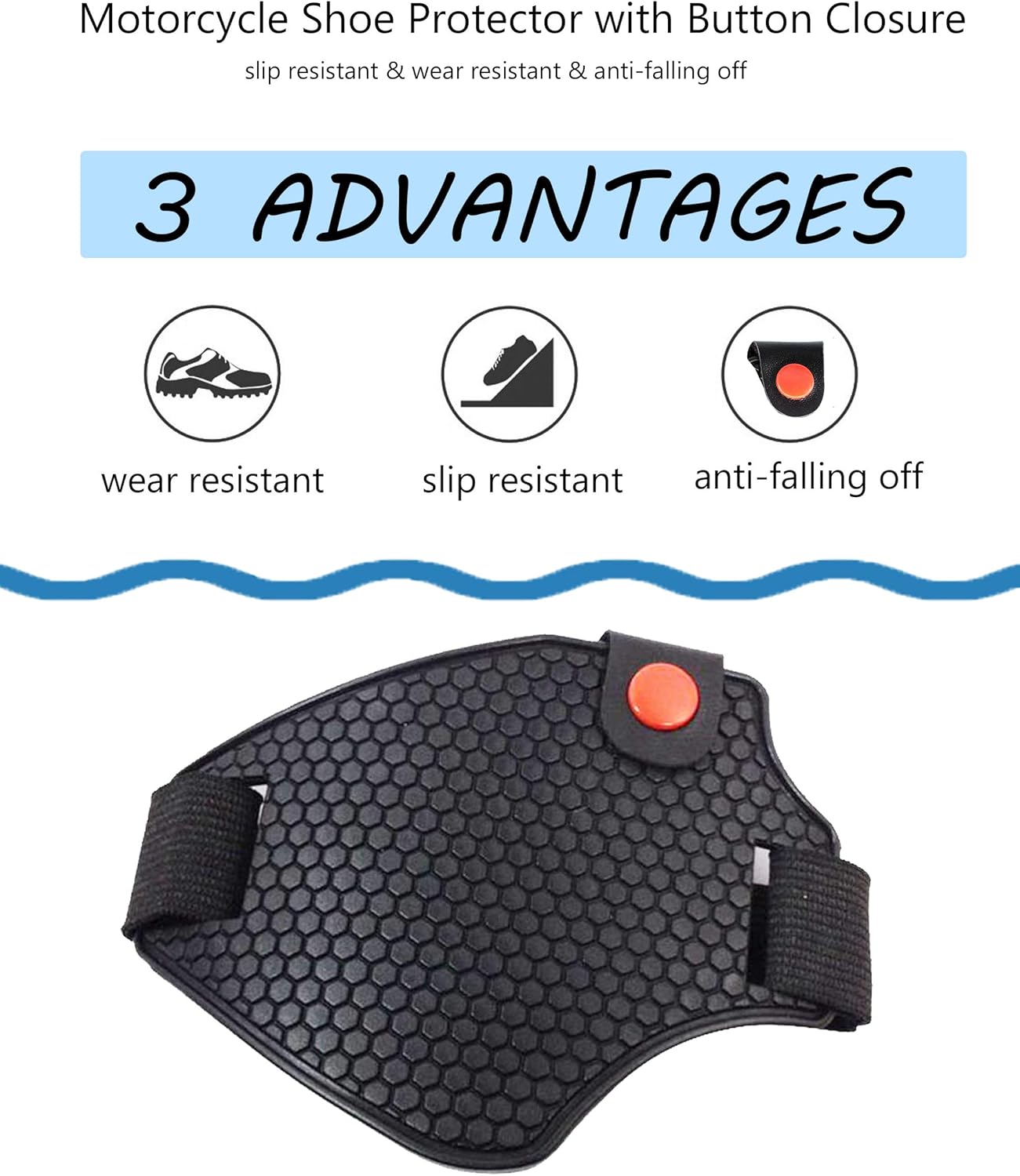 CPTDCL Motorcycle Gear Shift Pad Riding Shoe Cover Antiskid Boot Protector Rubber Gear Shifter Guards: Shoes
