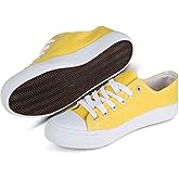 hello basics Canvas Shoes for Women Casual Low Top Sneakers Fashion Womens Tennis Shoes for Everyday Wear