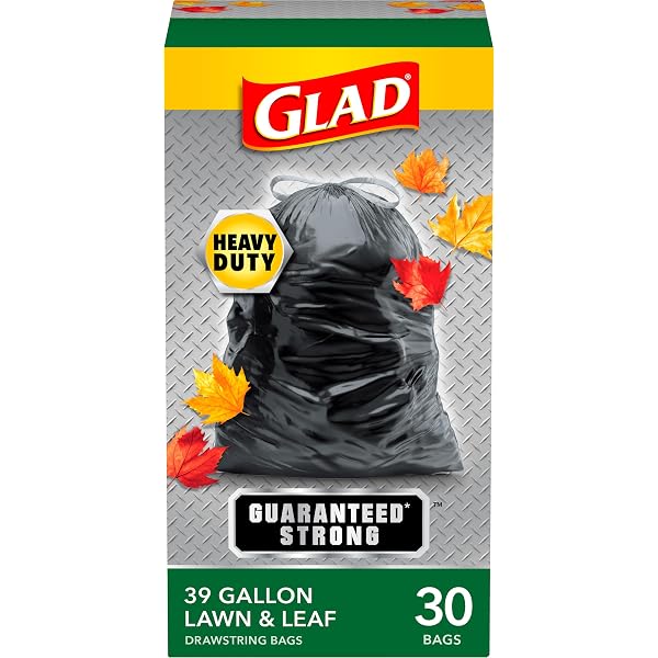 Hefty Ultra Strong Lawn & Leaf Bags - 39 Gallon, 18 Count (Pack Of 6), 108 Total, Extra Thick 1.1mm Plastic
