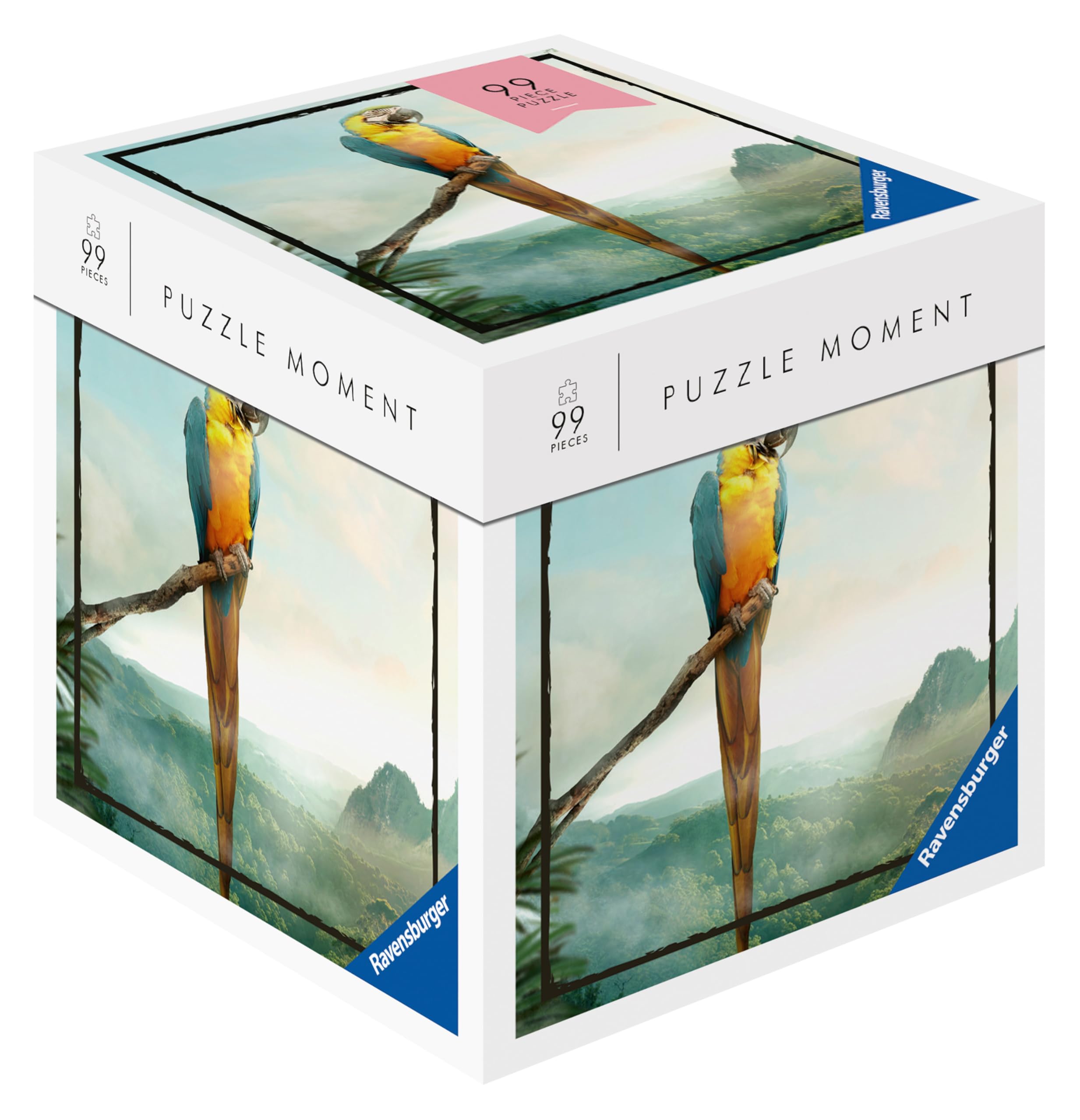 Ravensburger Parrot Puzzle Moments 99 Piece Jigsaw Puzzle for Adults & Kids Age 14 Years Up