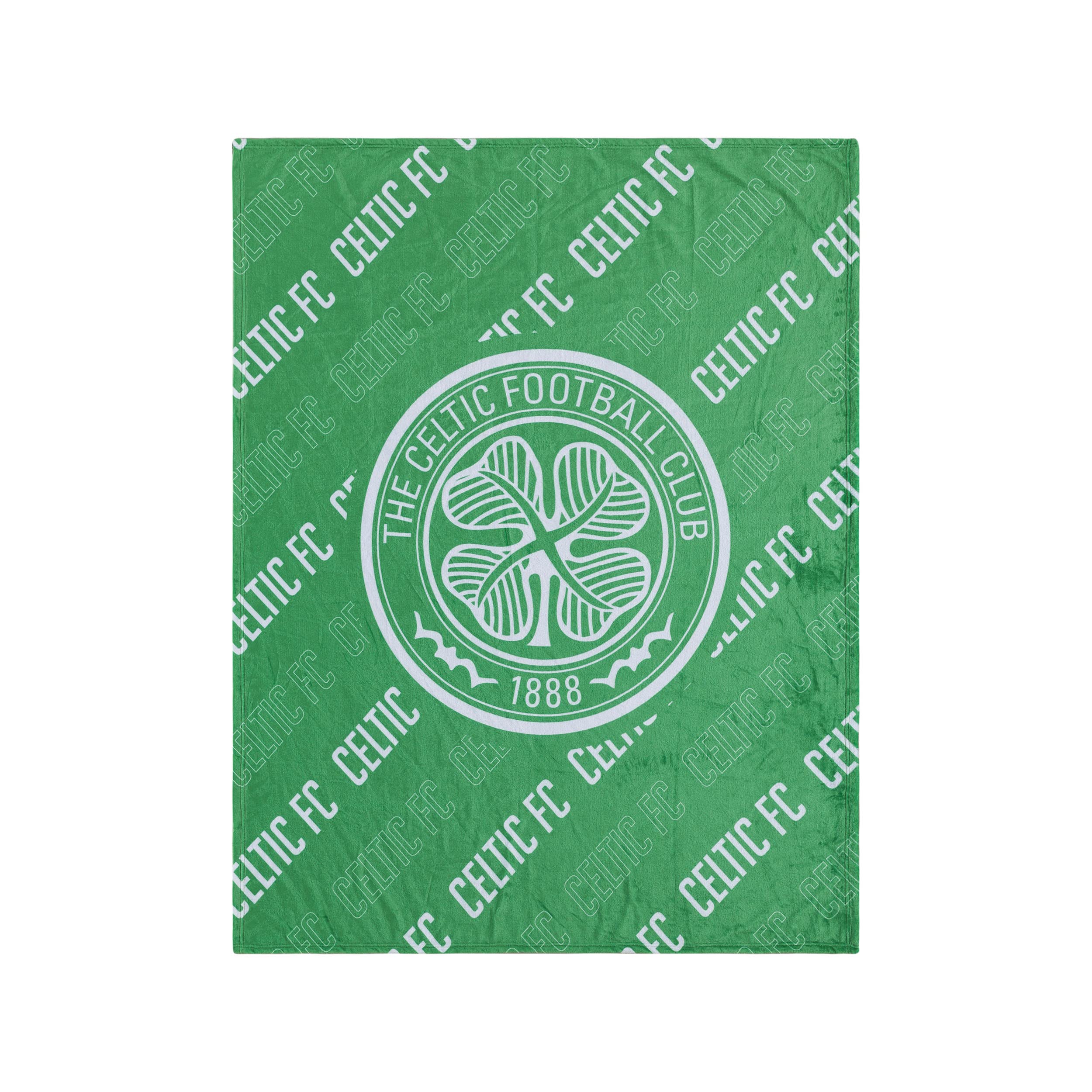 FOCO Scotish Premier League SPL Football Celtic Fan Bed Throw Blanket