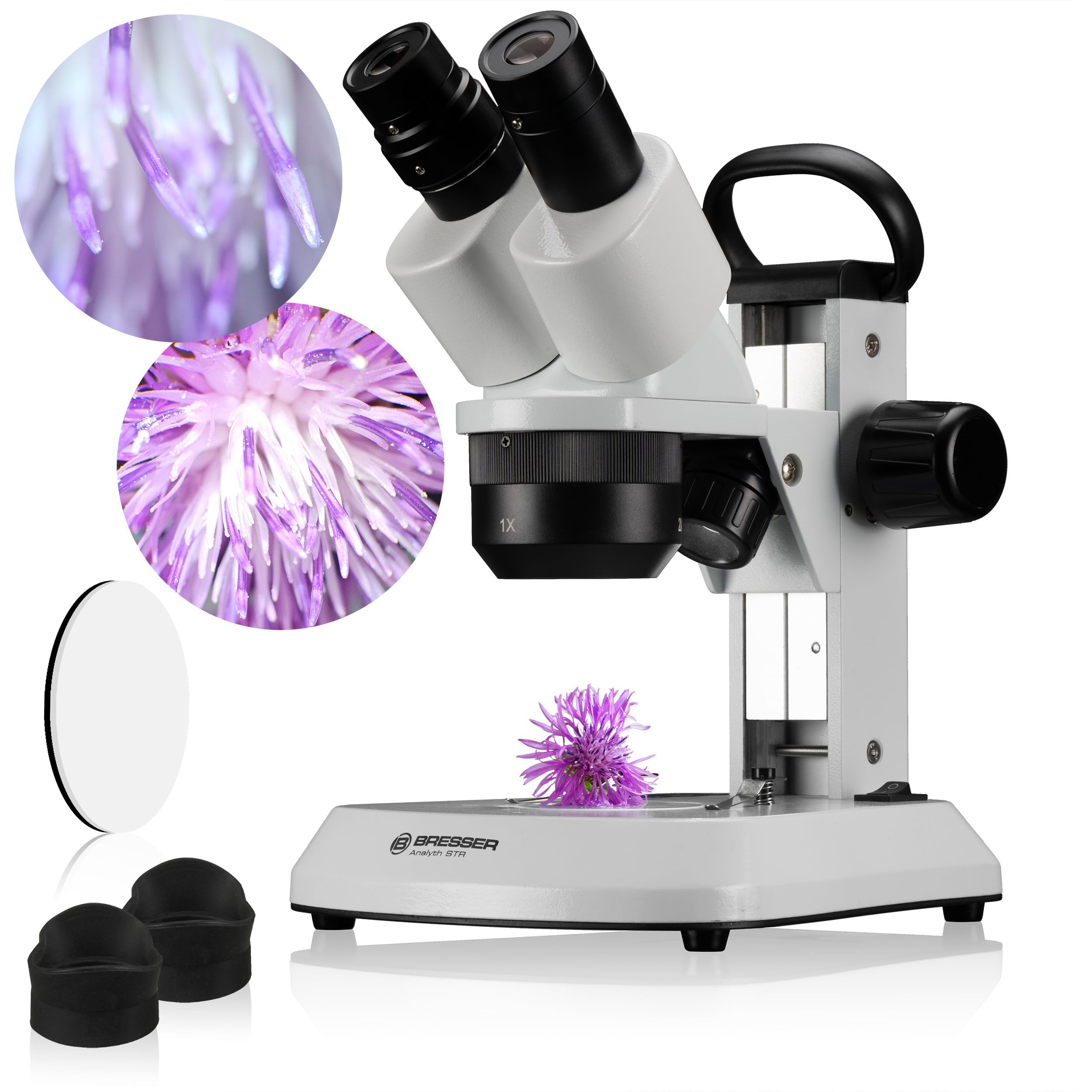 Bresser Mikroskop Analyth STR 10x - 40x Stereo Auflicht- und Durchlicht Mikroskop, Schwarz 3