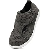 GUCTQY Womens Wide Diabetic Shoes Lightweight Adjustable Walking Barefoot Breathable Sneakers for Wide Width Arthritis Edema Orthopedic Shoe Zapatos para Mujer