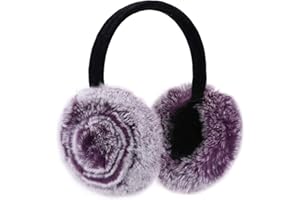 Onmygogo Rabbit Hair Earmuff for Winter, Soft and Warm,Foldable and Easy Carry
