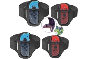 Leg Strap for Nintendo Switch Sports and Ring Fit Adventure - Adjustable Elastic Band for Adults, Compatible With OLED Model 
