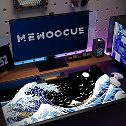 MEWOOCUE® Gaming Mouse Pad for Desk,Large Wave
