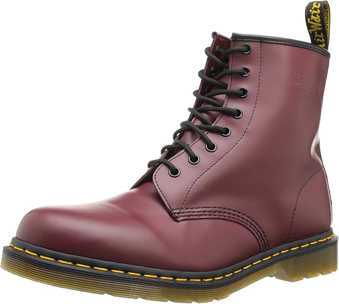 cherry red dr martens boots