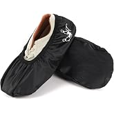 TonGass Reusable Bowling Shoe Protector Covers, Washable Slip-On Overshoes for Bowlings Shoes, Durable Stretch Fabric, Bowling Shoe Protection Accessory